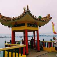 馬來西亞檳城喬治城著名華人文化海濱寺廟景點:玄母殿，適合打卡拍照📸欣賞海景