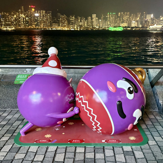 提子Bling Bling照尖東-可愛聖誕提子現身尖東，增強防騙意識。