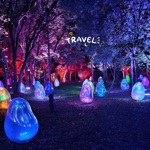 大阪景點|走進夜間奇幻世界—大阪長居植物園teamLab