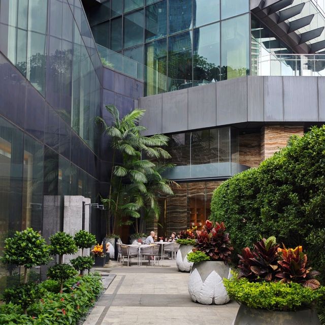 Relaxing Swim at Four Seasons KL