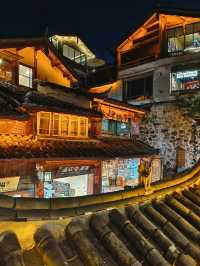 Night view at Old Town of Lijiang 