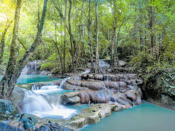 Erawan National Park (Kanchanaburi): Seven Tiers of Emerald Pools