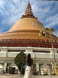 ไหว้พระขอพรองค์พระปฐมเจดีย์ 💕✨