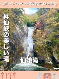 【山梨県】昇仙峡の美しい滝