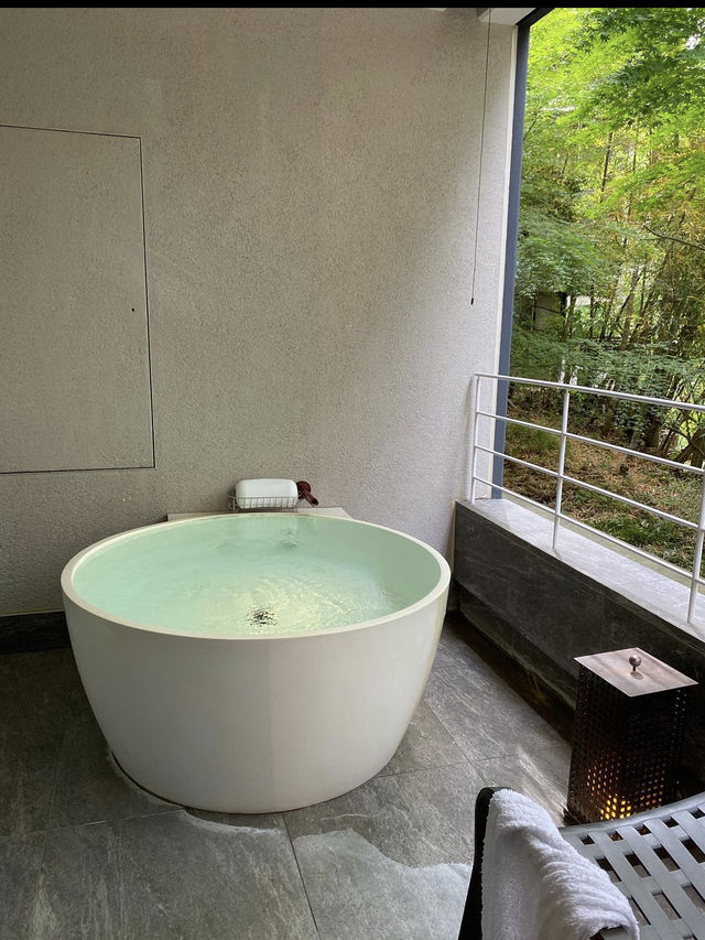 ☾︎神奈川☽︎ 山奥にぽつんとある丸型露天風呂が可愛い旅館