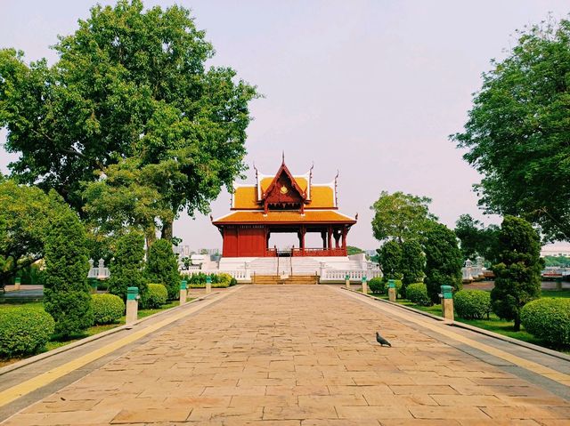 泰國曼谷湄南河畔公園歷史堡壘建築博物館一日遊行程，欣賞湄南河壯麗河景，了解當地風土人情，適合打卡拍照📸