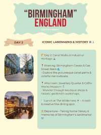 Birmingham itinerary 