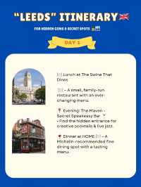 Leeds itinerary🇬🇧