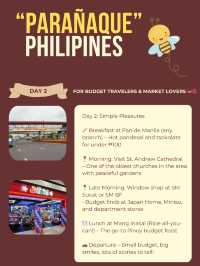 Parañaque itinerary 