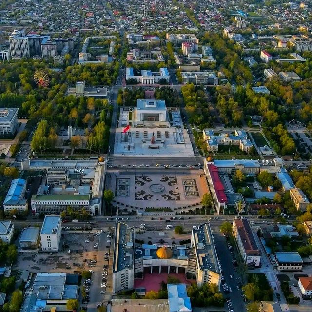 Bishkek, Kyrgyzstan – Evening Calm and Mountain Shadows