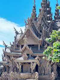 Sanctuary of Truth living wooden art 
