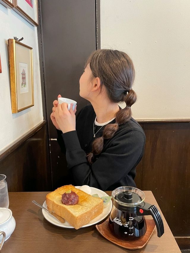 나고야 오구라 토스트 명소 – 카토 커피 (Kato Coffee)☕️