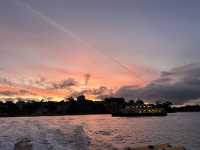 호주 시드니 페리 선셋 최적의 루프 Pyrmont Bay - Circular Quay