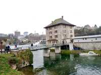 Rhine Falls Zurich is even nicer during christmas festival 