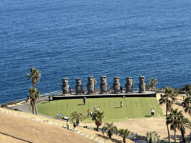 【宮崎】モアイ像と海の絶景🌊サンメッセ日南で南国気分の旅！