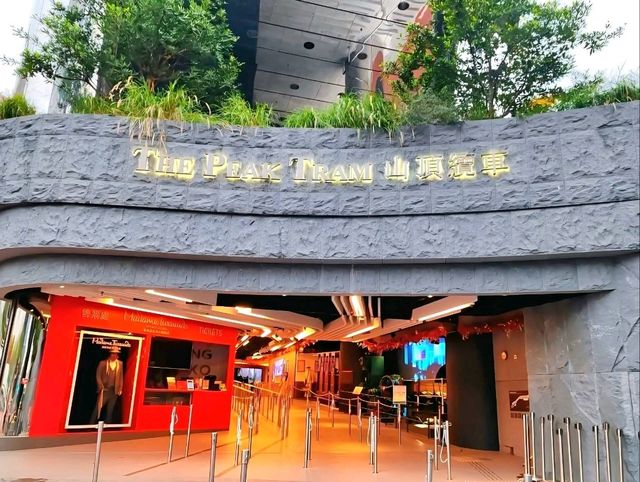 Spectacular view of Hong Kong atop the Peak Tramway