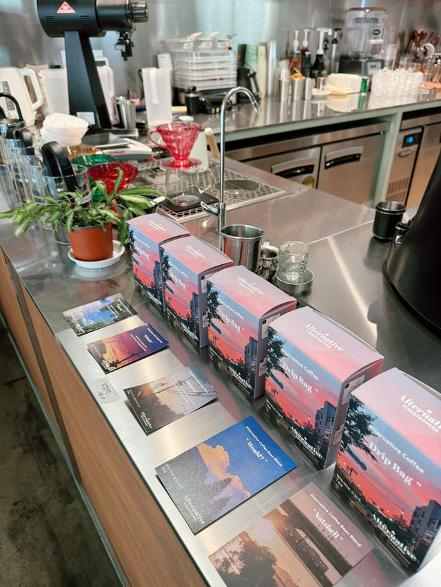 고소한 향기가 풍기는 카페