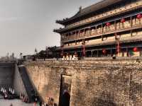 Day & Night view of Xi’An City Wall 