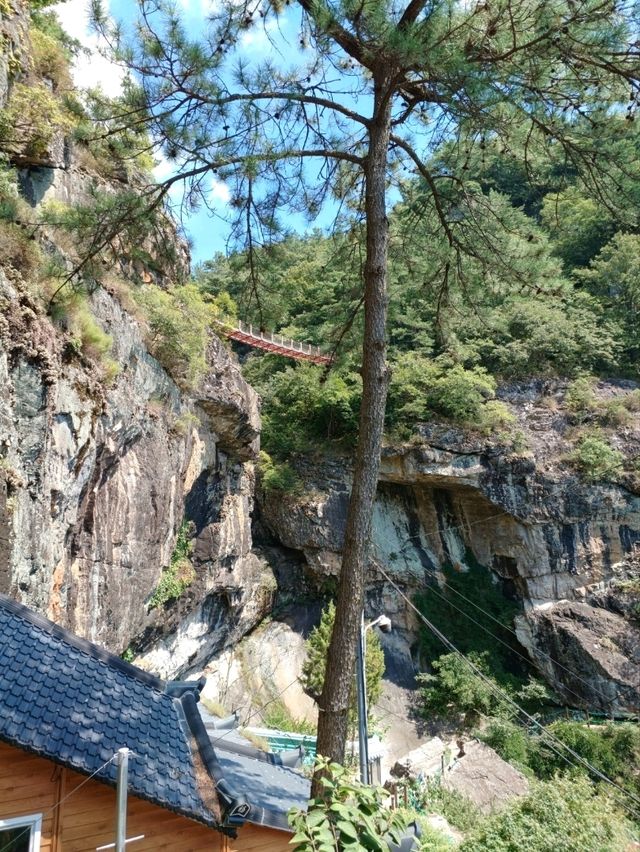 아찔함과 설렘이 함께하는 구절산 흔들다리