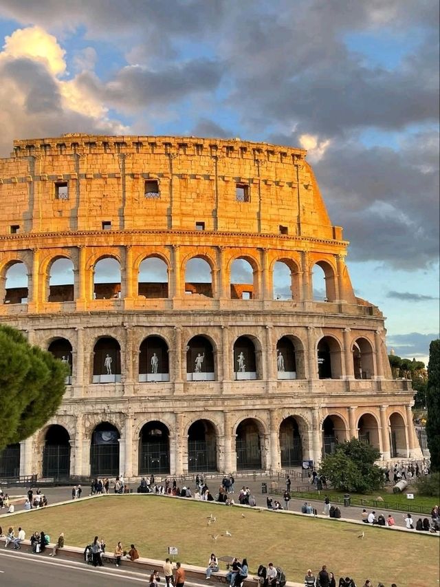 “The Eternal Wonder – Colosseum in Autumn Glow”