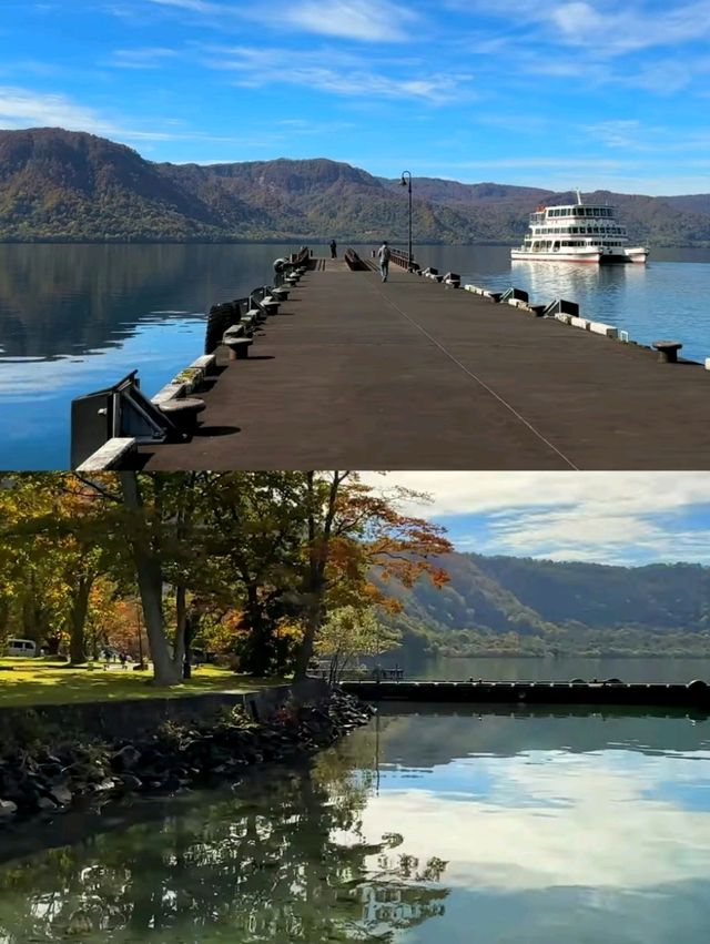 深秋絕景!十和田湖游船仿佛駛入油畫世界🍁 深秋絕景!十和田湖游船仿佛駛入油畫世界🍁