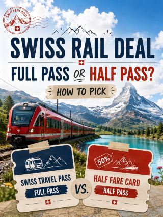 "Full Pass or Half Pass? How to Pick the Right Swiss Rail Deal for Your Trip 🏔️