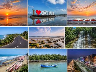 🌊 Cox’s Bazar – The World’s Longest Natural Sea Beach 🇧🇩

If there is one destination in Bangladesh that perfectly combines the beauty of the sea, hills, forests, adventure, local culture, and delicious seafood, it is undoubtedly Cox’s Bazar. Located along the southeastern coast of Bangladesh, this breathtaking destination is home to the world’s longest uninterrupted natural sandy sea beach, stretching approximately 120 kilometers (75 miles) beside the Bay of Bengal.

Whether you’re planning a family vacation, a romantic getaway, a solo adventure, or a trip with friends, Cox’s Bazar offers an unforgettable experience in every season.

🏖️ Laboni Beach
Laboni Beach is the most popular and busiest part of Cox’s Bazar. It is the perfect place to enjoy sunrise and sunset, walk along the shoreline, ride horses, fly kites, shop for souvenirs, or simply relax while listening to the waves.

🌊 Sugandha Beach
Famous for its lively atmosphere, water sports, and beachfront cafés, Sugandha Beach is ideal for visitors who enjoy excitement and beautiful coastal views.

🌅 Kolatoli Beach
Kolatoli is known for its peaceful environment and beautiful beachside resorts. During the evening, the beach becomes a perfect place to enjoy the cool sea breeze and watch the colorful sunset.

🏞️ Himchari National Park
Located about 12 km south of Cox’s Bazar, Himchari is famous for its green hills, waterfalls during the rainy season, forest trails, and panoramic viewpoints overlooking the Bay of Bengal.

🌴 Inani Beach
Approximately 30 km from Cox’s Bazar town, Inani Beach is renowned for its crystal-clear water, golden sand, and naturally formed coral stones. It is one of the most photogenic places in Bangladesh.

🛣️ Marine Drive Road
Stretching for around 80 km, the Marine Drive is one of the most scenic coastal roads in the country. On one side you’ll see the endless sea, and on the other side, green hills—making it a paradise for road trips and photography.

🐢 Sonadia Island
A peaceful island known for its mangrove forest, migratory birds, and rich biodiversity. It’s an excellent destination for nature lovers.

🌿 Dulahazra Safari Park
Located on the way to Cox’s Bazar, this safari park is home to deer, tigers, lions, elephants, crocodiles, zebras, and many species of birds.

🛍️ Burmese Market
One of the most popular shopping spots in Cox’s Bazar. Visitors can buy Burmese pickles, dried fish, handmade products, clothing, cosmetics, souvenirs, pearls, and local handicrafts.

🍤 Seafood Experience
Cox’s Bazar is a paradise for seafood lovers. Fresh lobster, prawns, crabs, squid, pomfret, tuna, snapper, and many local fish are served in restaurants across the beach area.