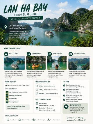 🌊 Lan Ha Bay Travel Guide: What to Do & How to Visit