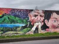 Walking around Otavalo town 