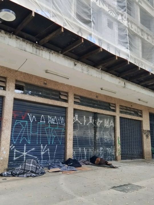 homeless people on the streets of sao Paulo center