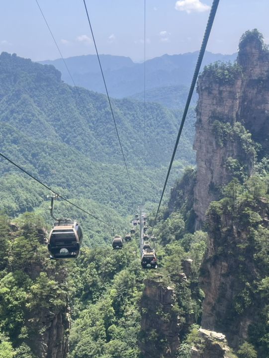 A day in the Avatar Mountains (Zhangjiajie National Forest Park)