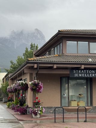 Canmore on a rainy day