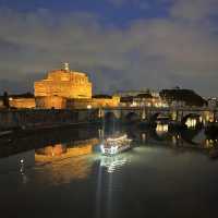 A Rome in the evening