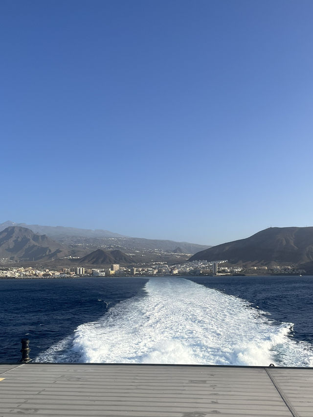 Tenerife to La Gomera ferry 🇪🇸