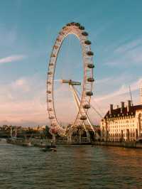 London Eye Afterglow: Turning with the Sky 🎡