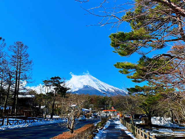 🗻 Winter Calm at Mount Fuji ❄️