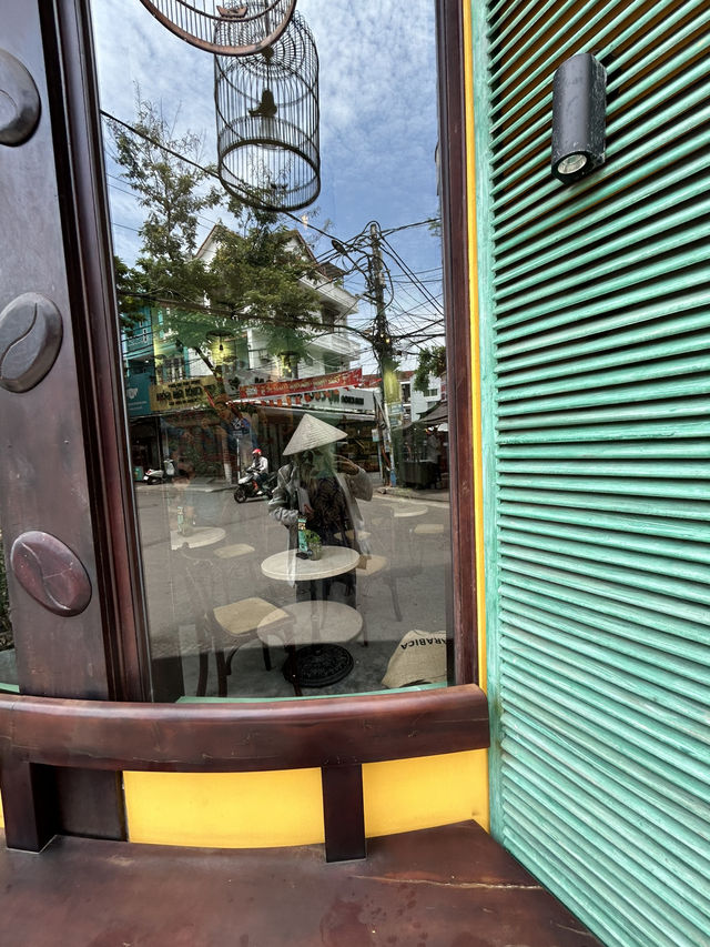 Walking through Hoi An street hunting for details 