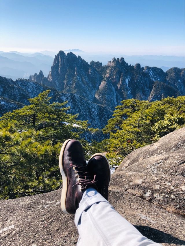 Huangshan in December 