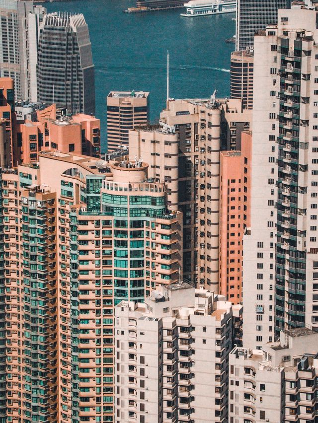 Hong Kong from ABOVE😍 BEST city view! 