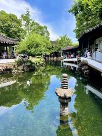 ハスの花が美しい蘇州の世界文化遺産「拙政園」