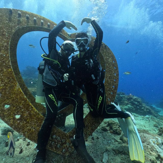 Down in the deep blue sea, my first Scuba