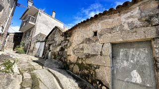 Comba, one of the best preserved fishing towns with traditional architecture in Galicia, Spain