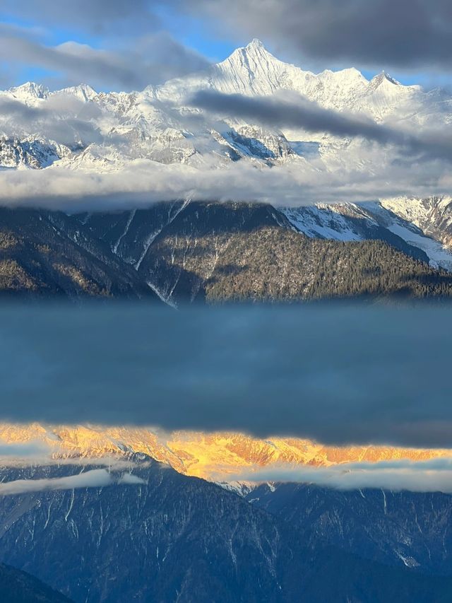 日照金山｜月照銀山｜見者好運|||梅裡雪山觀景全攻略