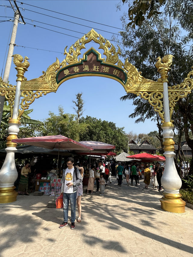 沒去傣族園，不算來版納，天天都是潑水節