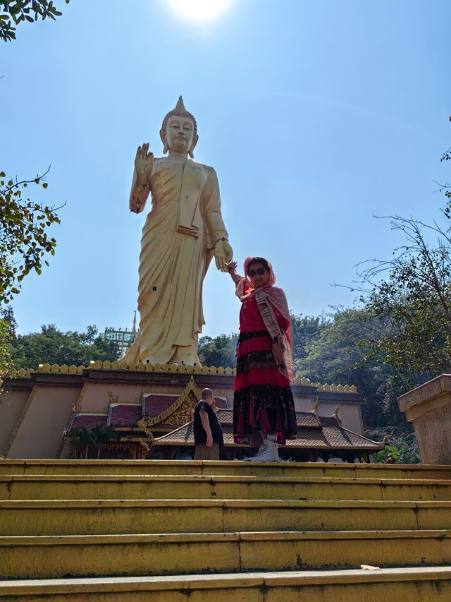 雲南西雙版納勐泐大佛寺丨釋迦牟尼佛像高49米，大金塔金壁輝煌