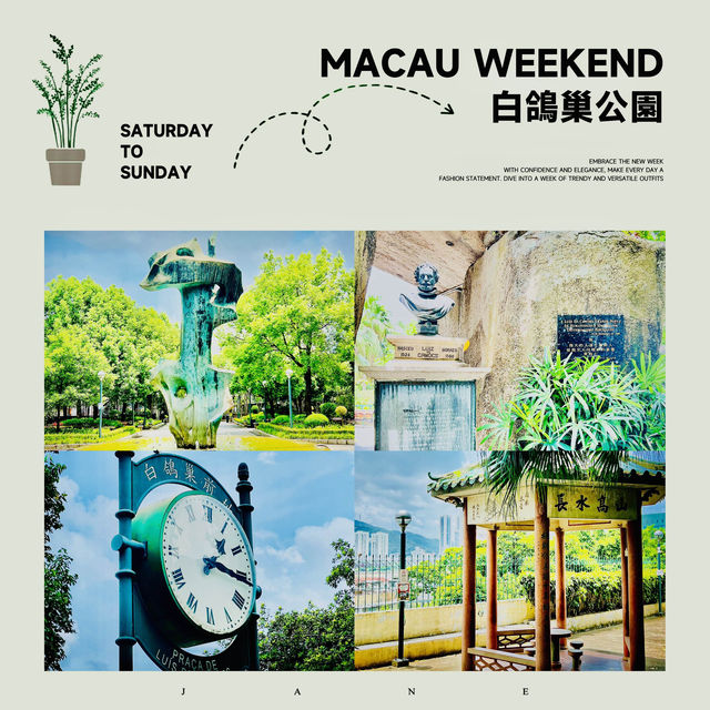 種草澳門白鴿巢公園