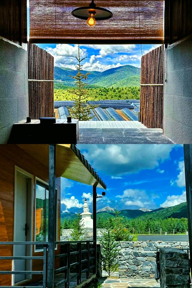 在川西找到了絕美的觀景木屋