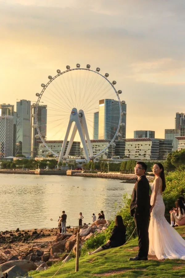深圳日落海邊公園，浪漫無敵！🌅