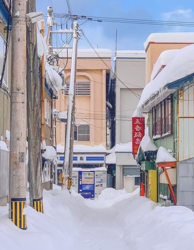 冬天的北海道真的比電影還浪漫。