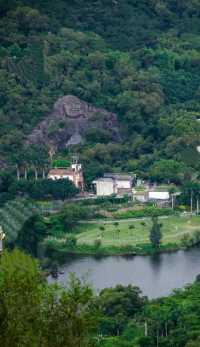 高山水庫變成了湖·高空步道美景盡收